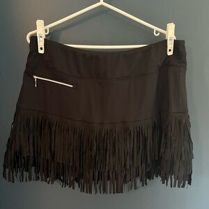 NWOT GG blue Fringe Skort